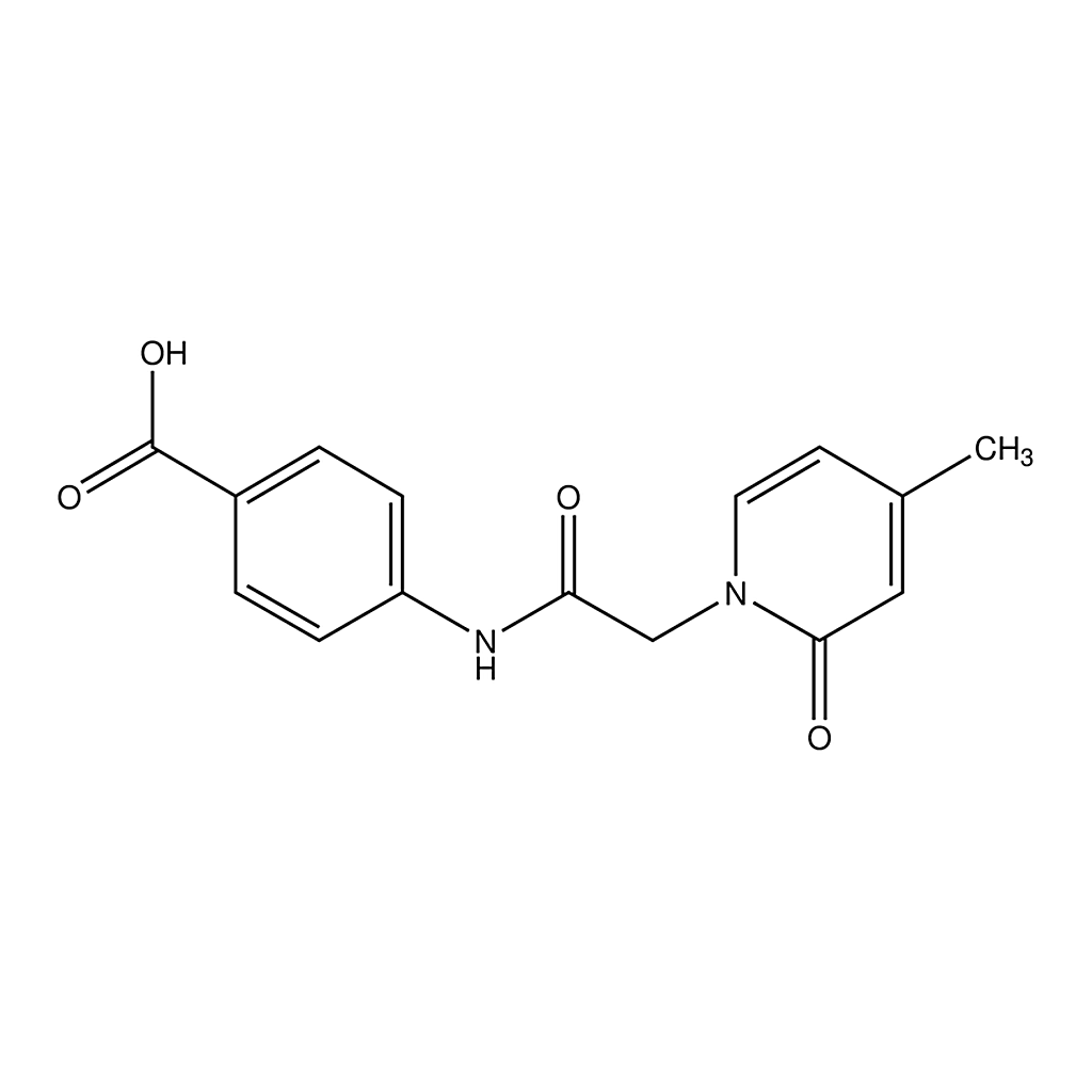 Merck 4-(2-(4-Methyl-2-oxopyridin-1(2H)-yl)acetamido)benzoic acid