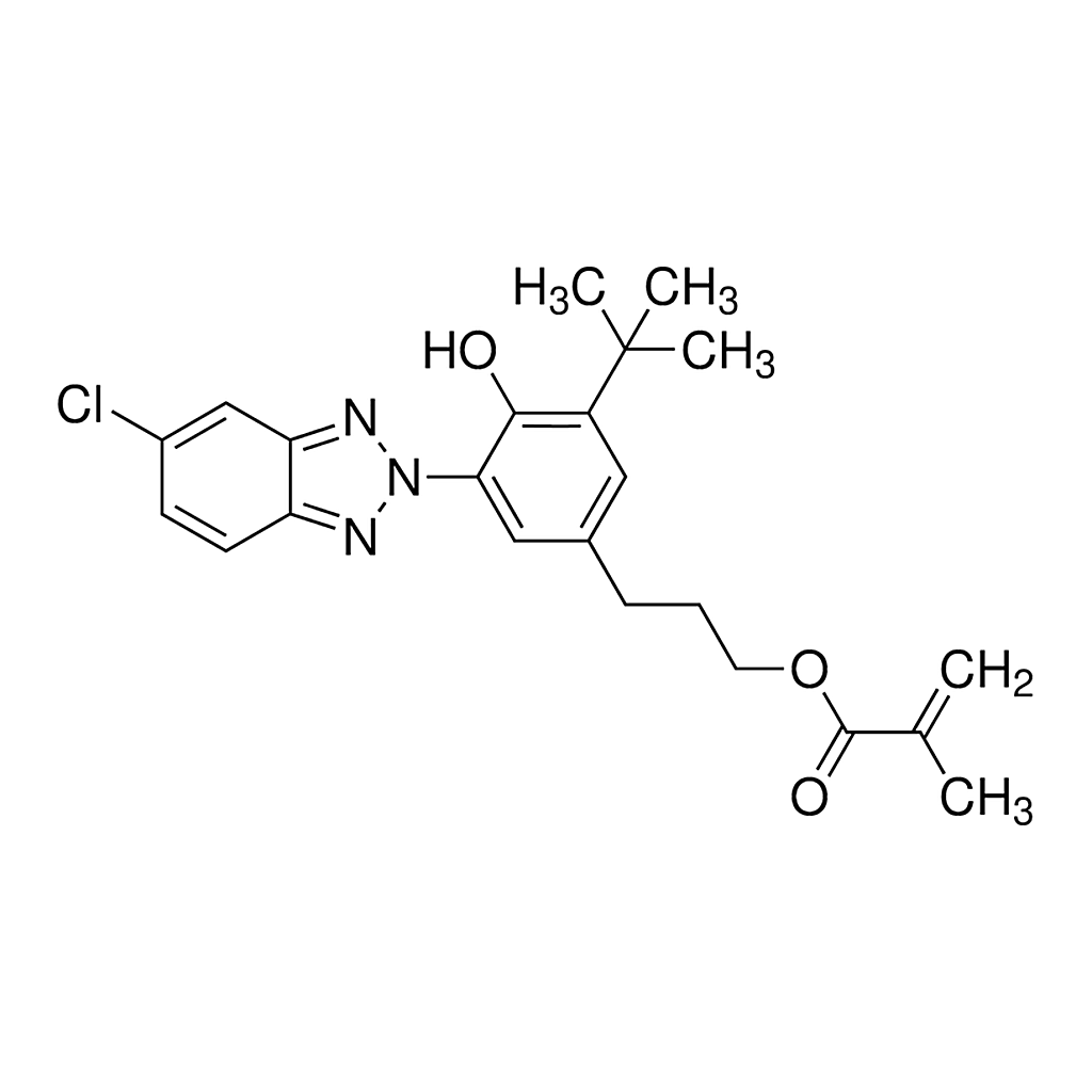 Merck 2-Methylacrylic acid 3-[3-tert-butyl-5-(5-chlorobenzotriazol-2-yl)-4-hydroxyphenyl]-propyl ester