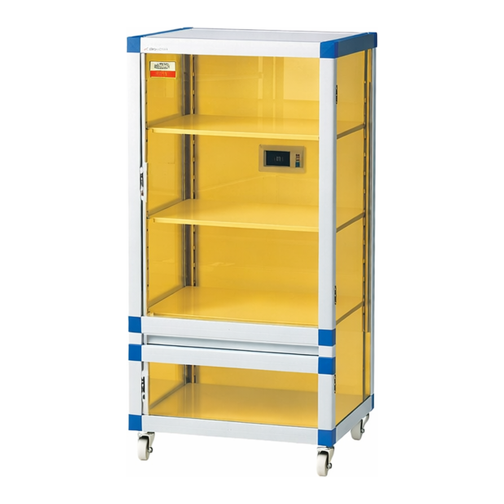 AS ONE Frost Dry Desiccator BG (UVC & Antielectricity) 574 x 611 x 1085 Reinforced Plastic Shelf Board
