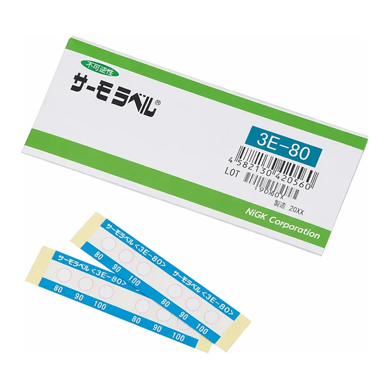 AS ONE Thermo Label 3E (Irreversibility), 온도라벨 3E(비가역성/3점식)