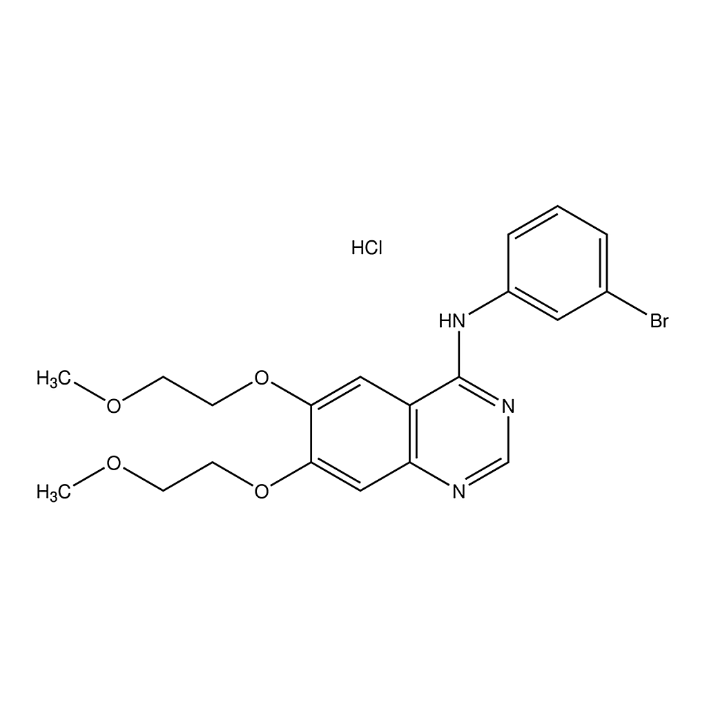 Merck N-(3-bromophenyl)-6,7-bis(2-methoxyethoxy)quinazolin-4-amine hydrochloride
