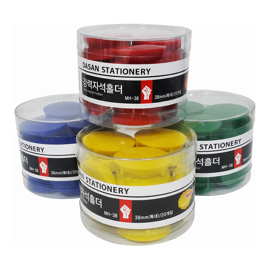 OFFICENEX 강력자석홀더(특대/청색/MH-38/20개입/Ø38mm)