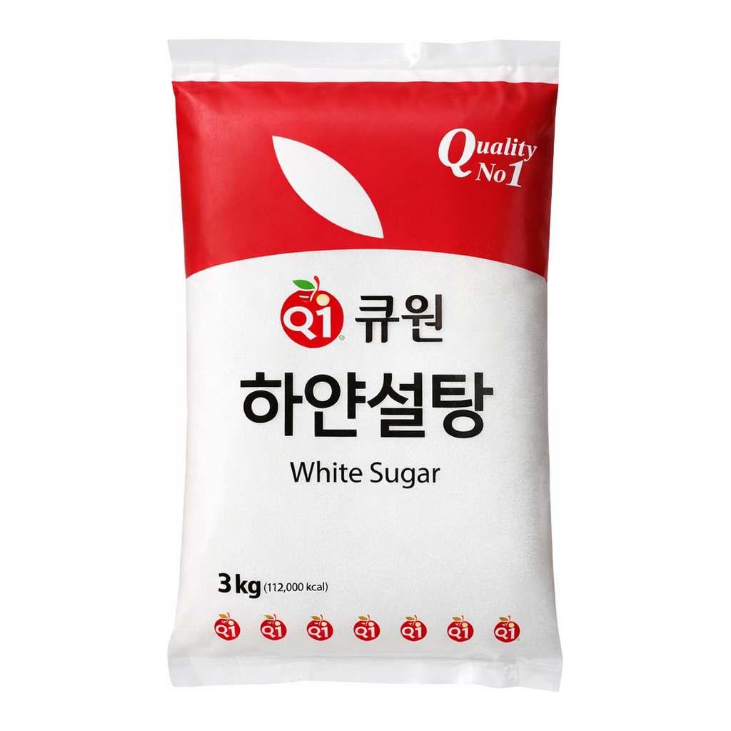 OFFICENEX 삼양사 큐원설탕(정백당3KG)
