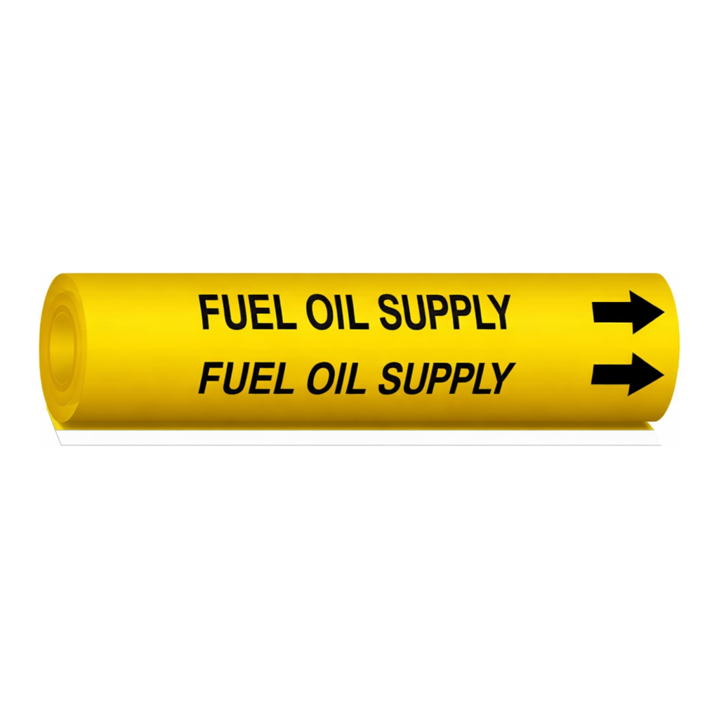 Brady FUEL OIL SUPPLY High Performance Pipe Marker
