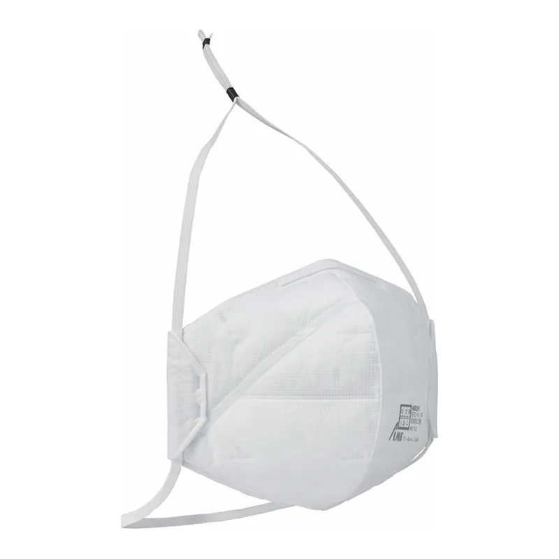 AS ONE Disposable Type Dust-Proof Mask (Double-Fold Individual Packaging), 일회용 타입 방진 마스크 (반 접음 개별포장)