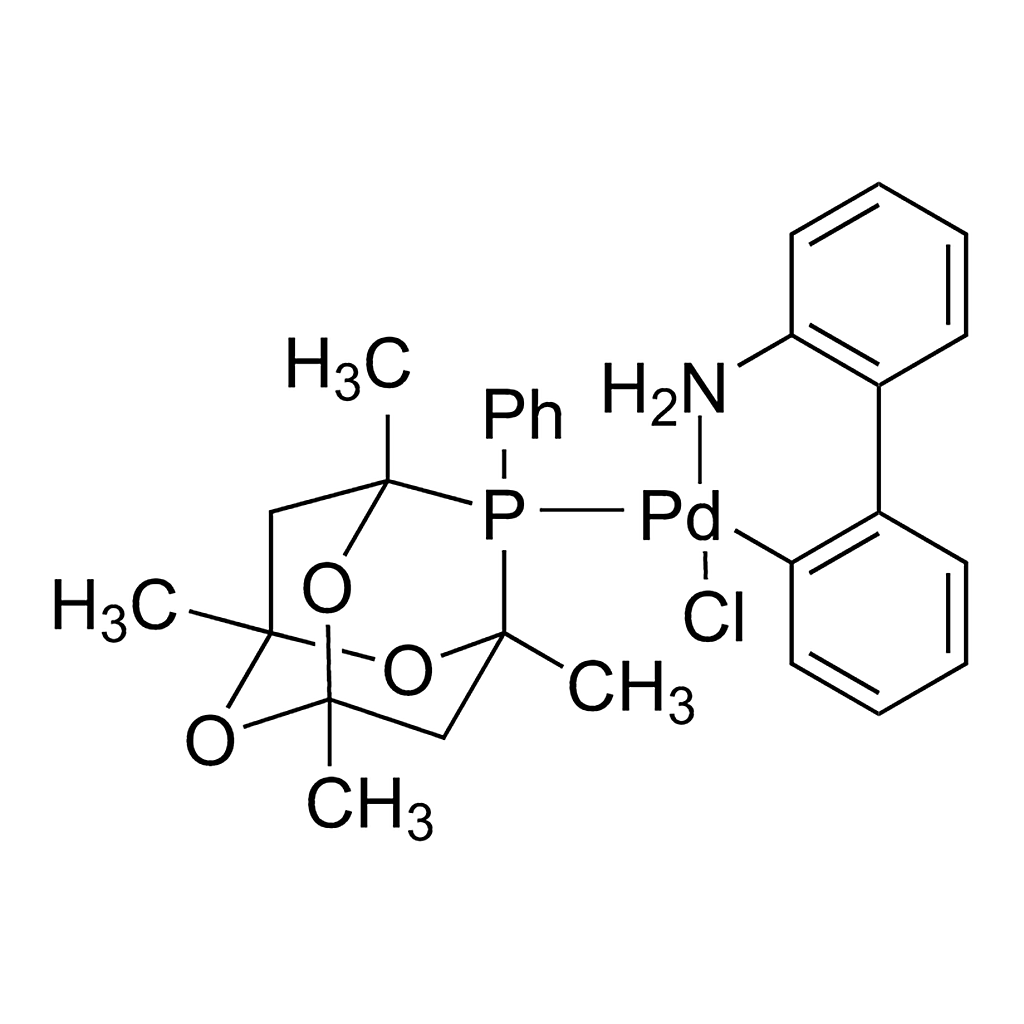 Merck Chloro[(1,3,5,7-tetramethyl-5-phenyl-2,4,8-trioxa-6-phosphaadamantane)-2-(2-aminobiphenyl)]palladium(II)