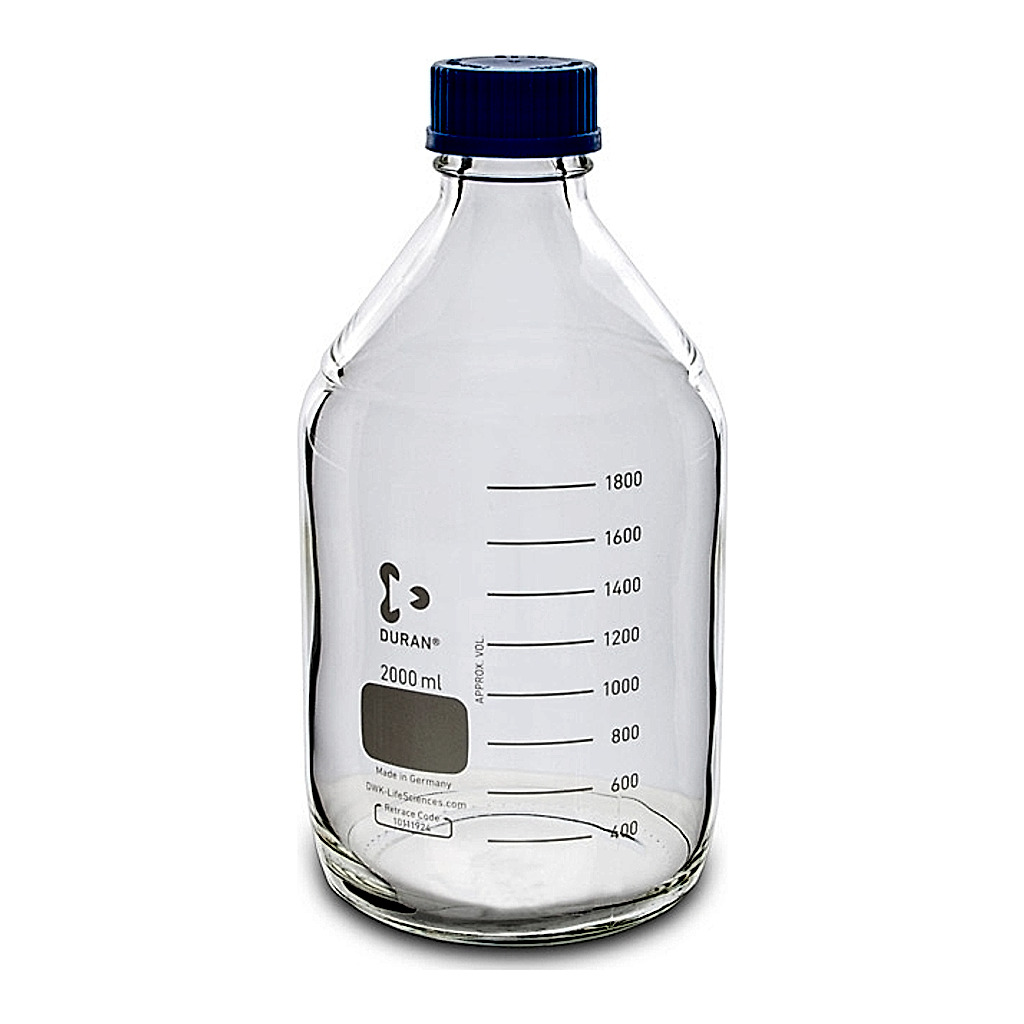 DURAN lab bottle, GL45, 2000 ml, clear