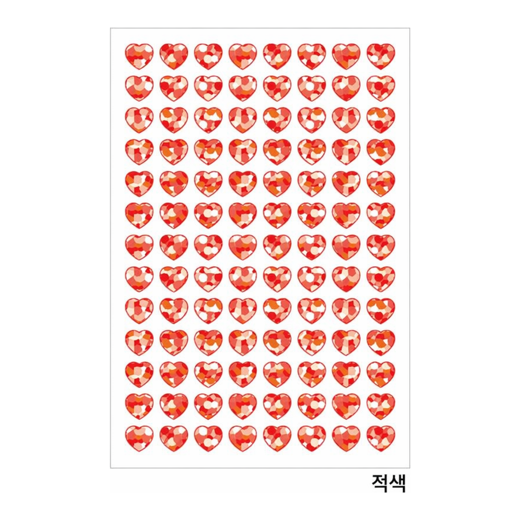OFFICENEX 홀로그램견출지 20-6003R 적색(7*9 7장)