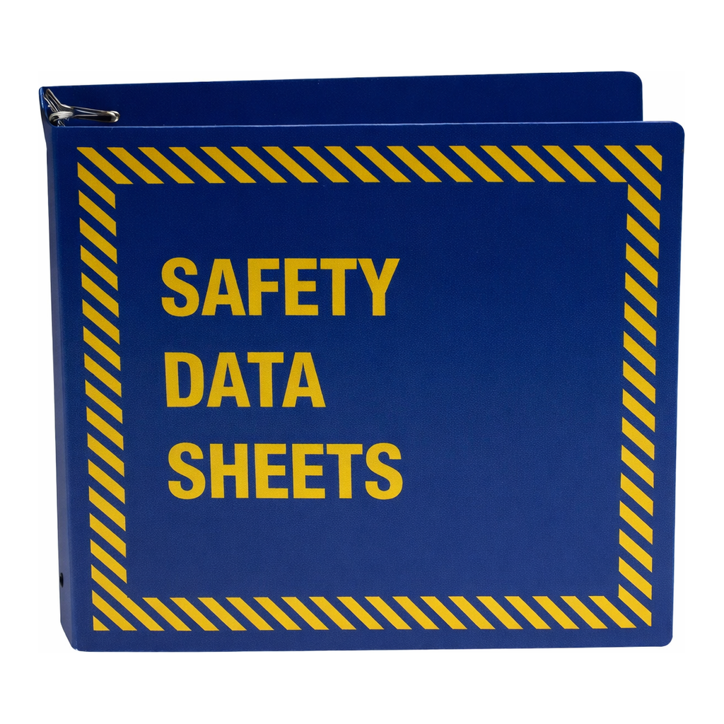 Brady 3 Inch Blue MSDS Binder