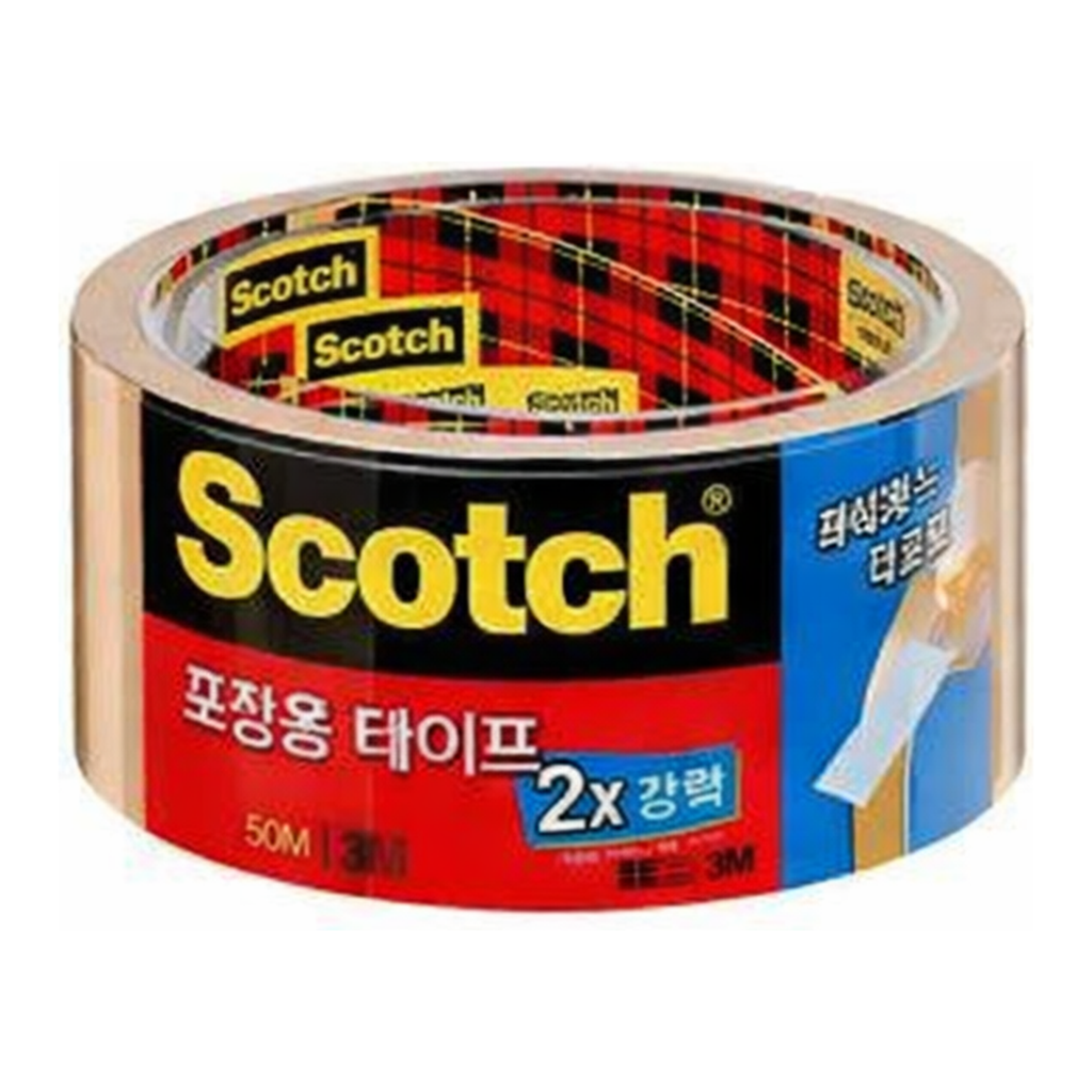 OFFICENEX 3M 스카치 포장용 테이프 3615 갈색 (48mmx50M)