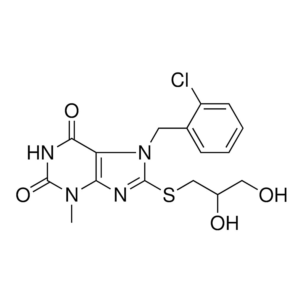 Merck 7-(2-CL-BENZYL)8-((2,3-DIHYDROXY-