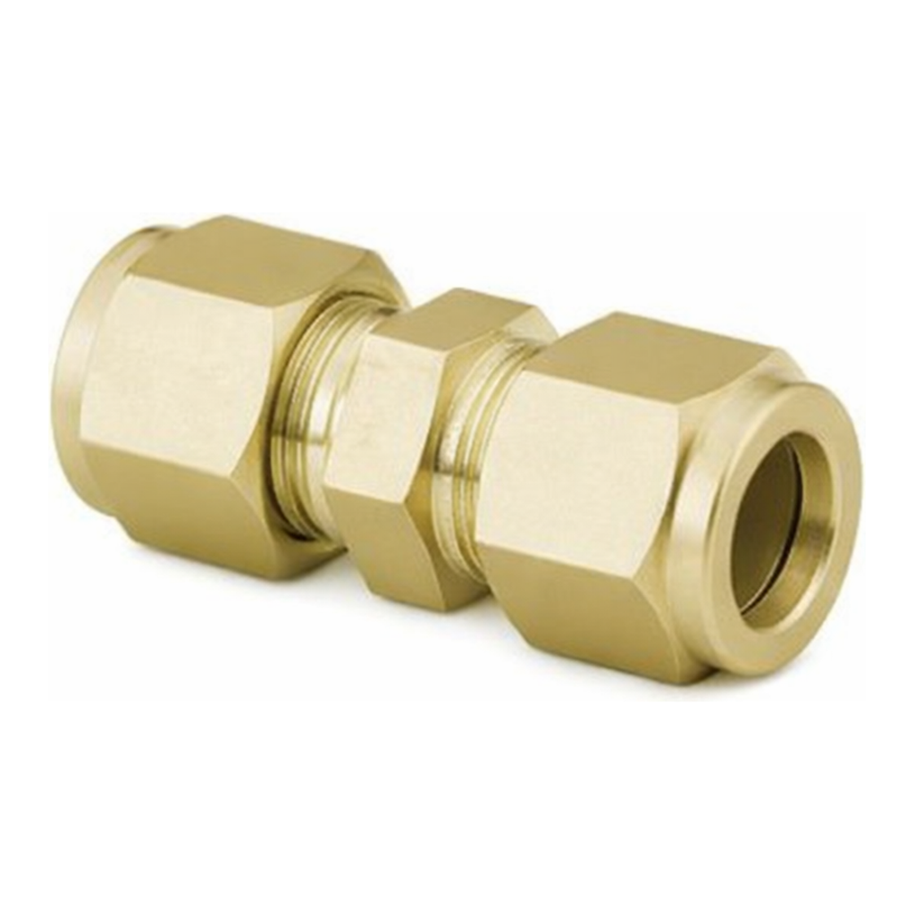 Restek Swagelok Fitting, Brass, 1/16in Union, 3-pk
