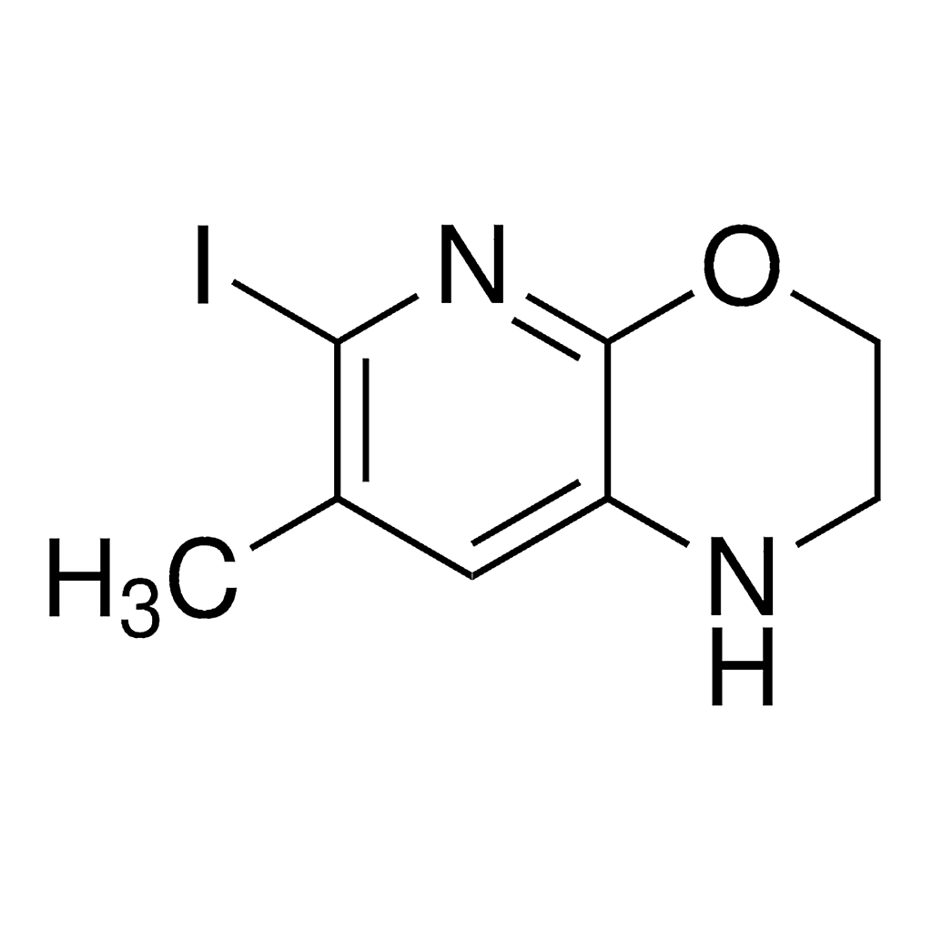 Merck 6-Iodo-7-methyl-2,3-dihydro-1H-pyrido[2,3-b][1,4]oxazine