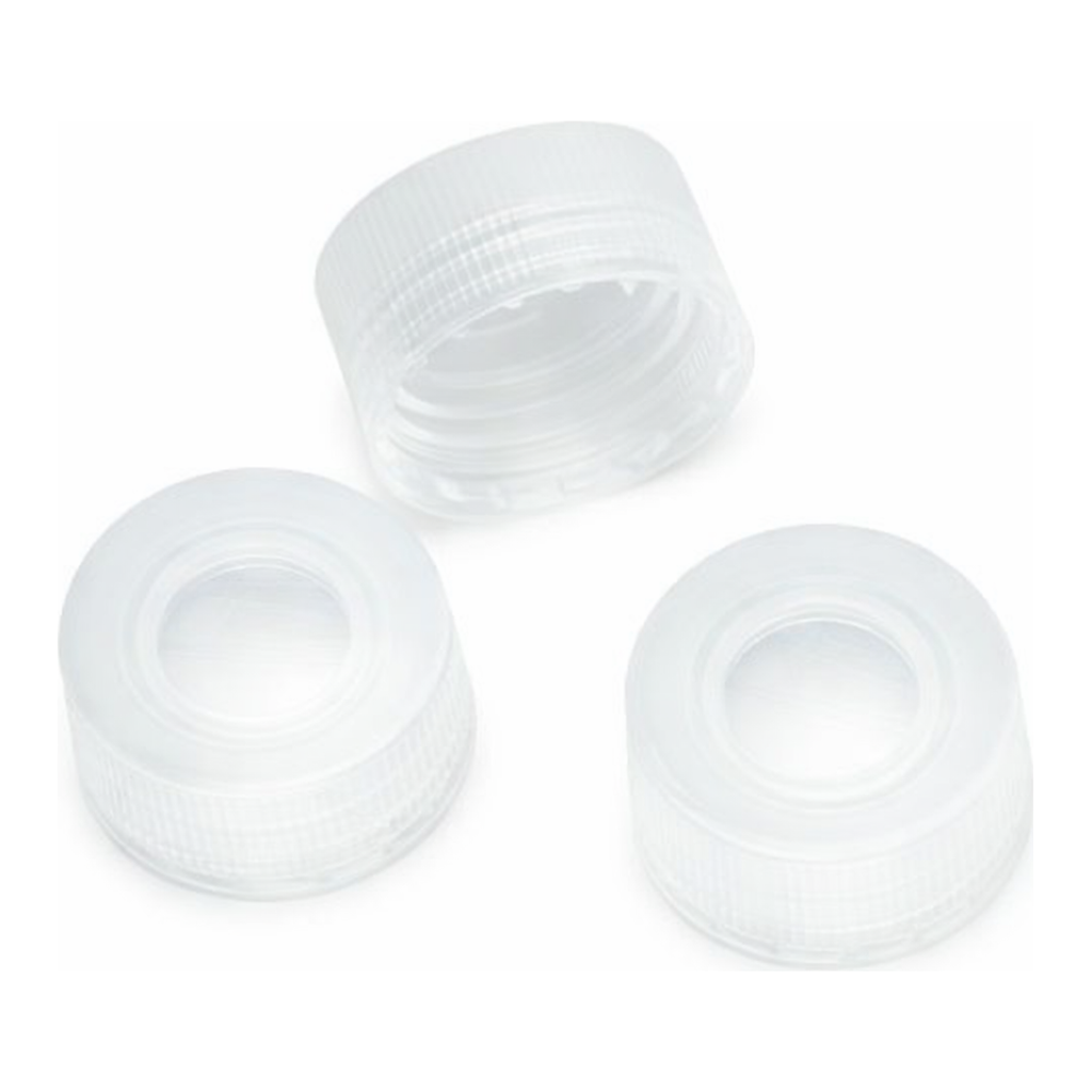 Restek 9mm R.A.Mâ„¢ Solid Top Polyethylene Closure 10mil thick membrane 100pk