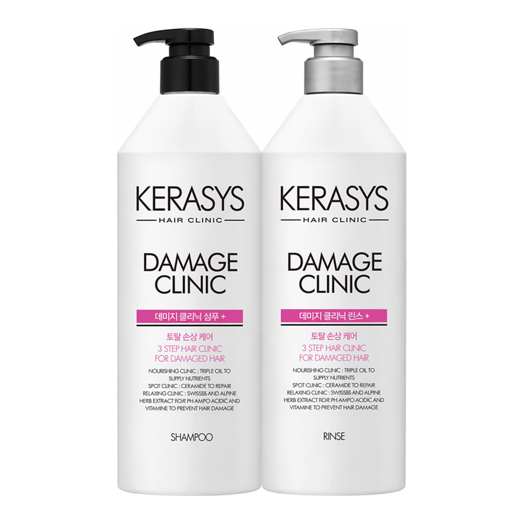 Daihan Science Aekyung Hair Clinic Shampoo and Conditioner, 750㎖With Argan Oil, Jojoba Oil, Av