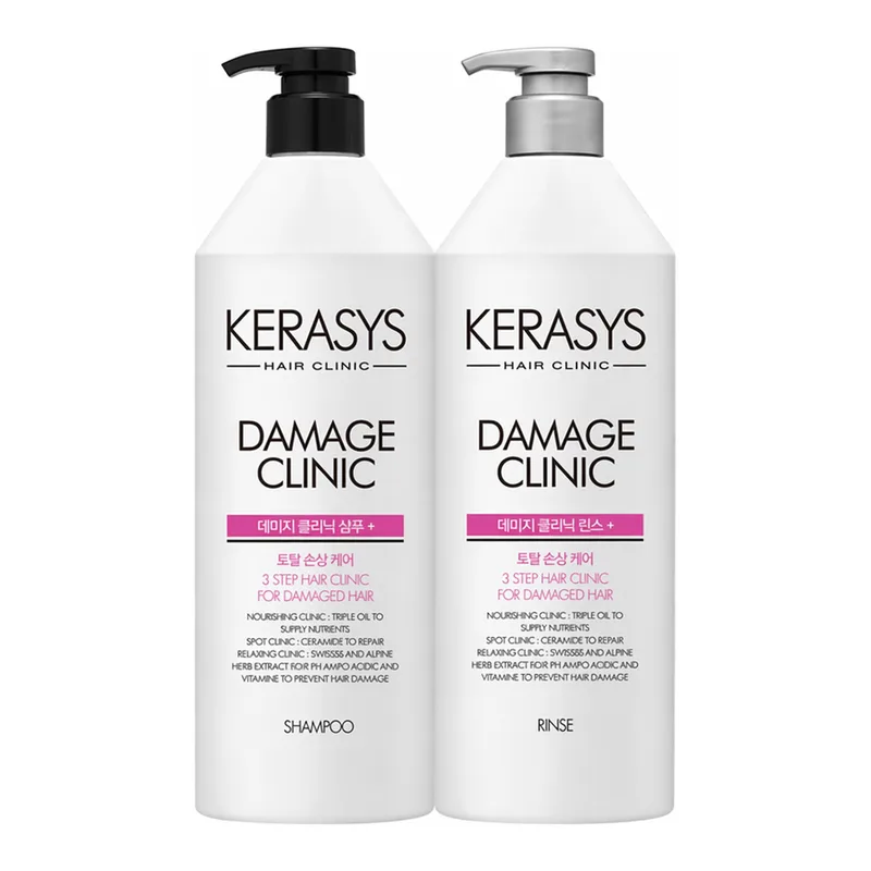 Daihan Science Aekyung Hair Clinic Shampoo and Conditioner, 750㎖With Argan Oil, Jojoba Oil, Av