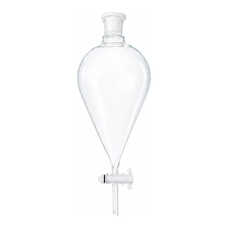 테프론콕크 분액깔대기 (Funnel, Separatory, Pear Shaped type Teflon cock)