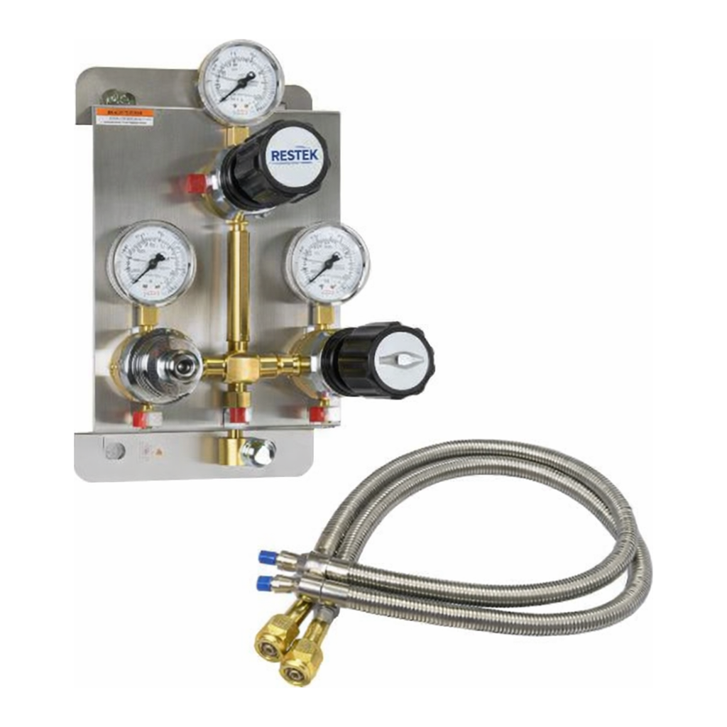 Restek Switchover System, Brass, Automatic Switchover System With Line Regulator For Use with H2,