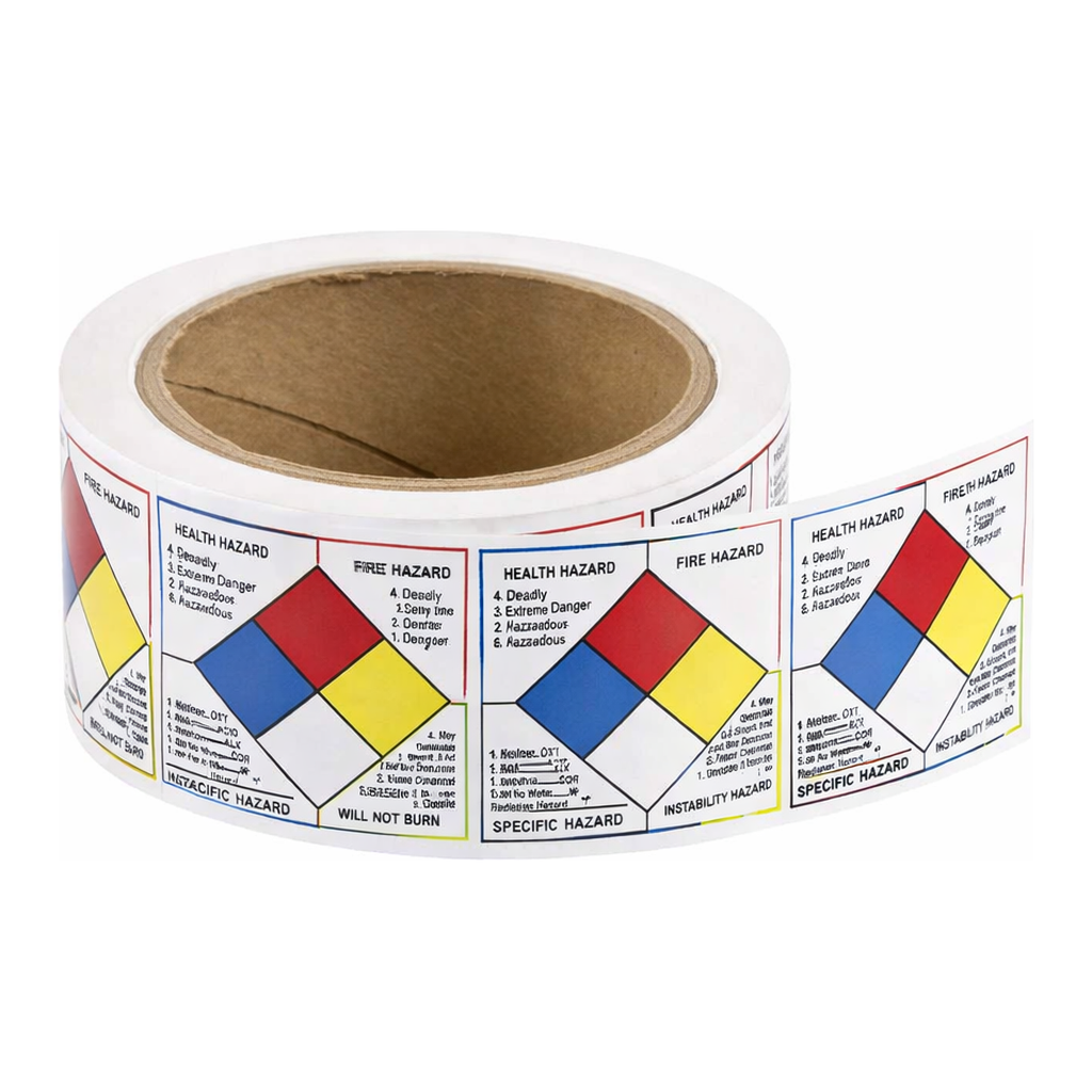 Brady Write-on NFPA Diamond Labels