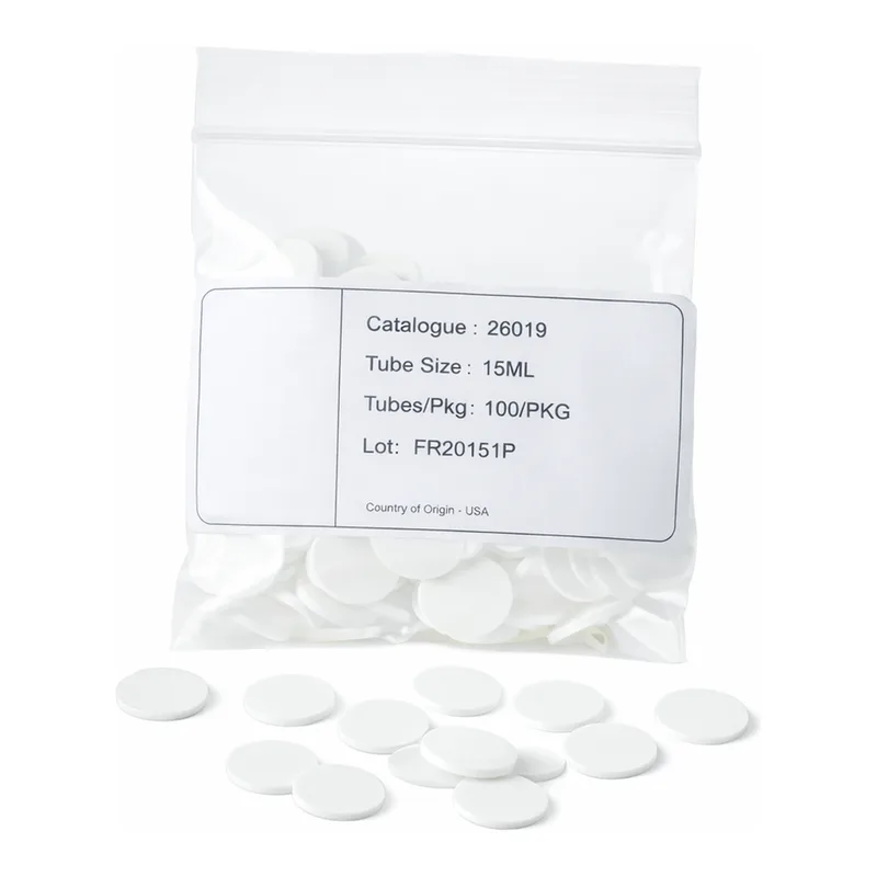 Restek SPE Frits, 15 mL Tubes, 1.6 cm, Polyethylene, 100-pk