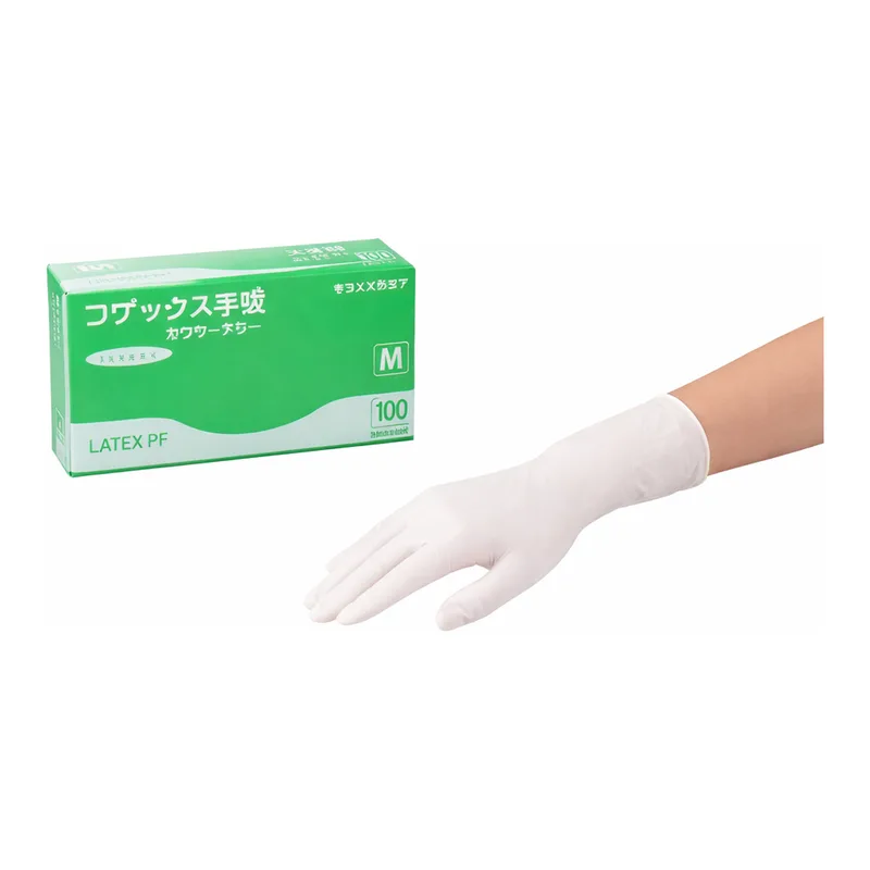 AS ONE Navi Roll Latex Glove (Economy Type·Powdered) 240mm, 나비롤 라텍스장갑(이코노미 타입·파우더드) 240mm
