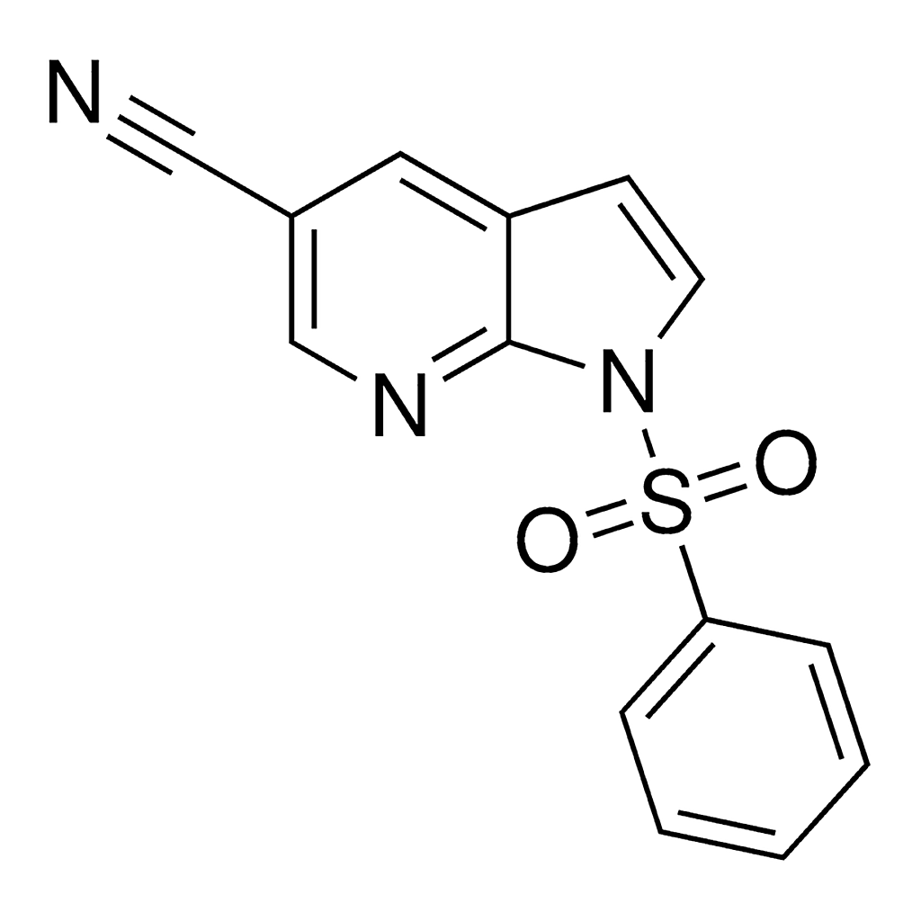 Merck 1-Benzenesulfonyl-1H-pyrrolo[2,3-b]pyridine-5-carbonitrile