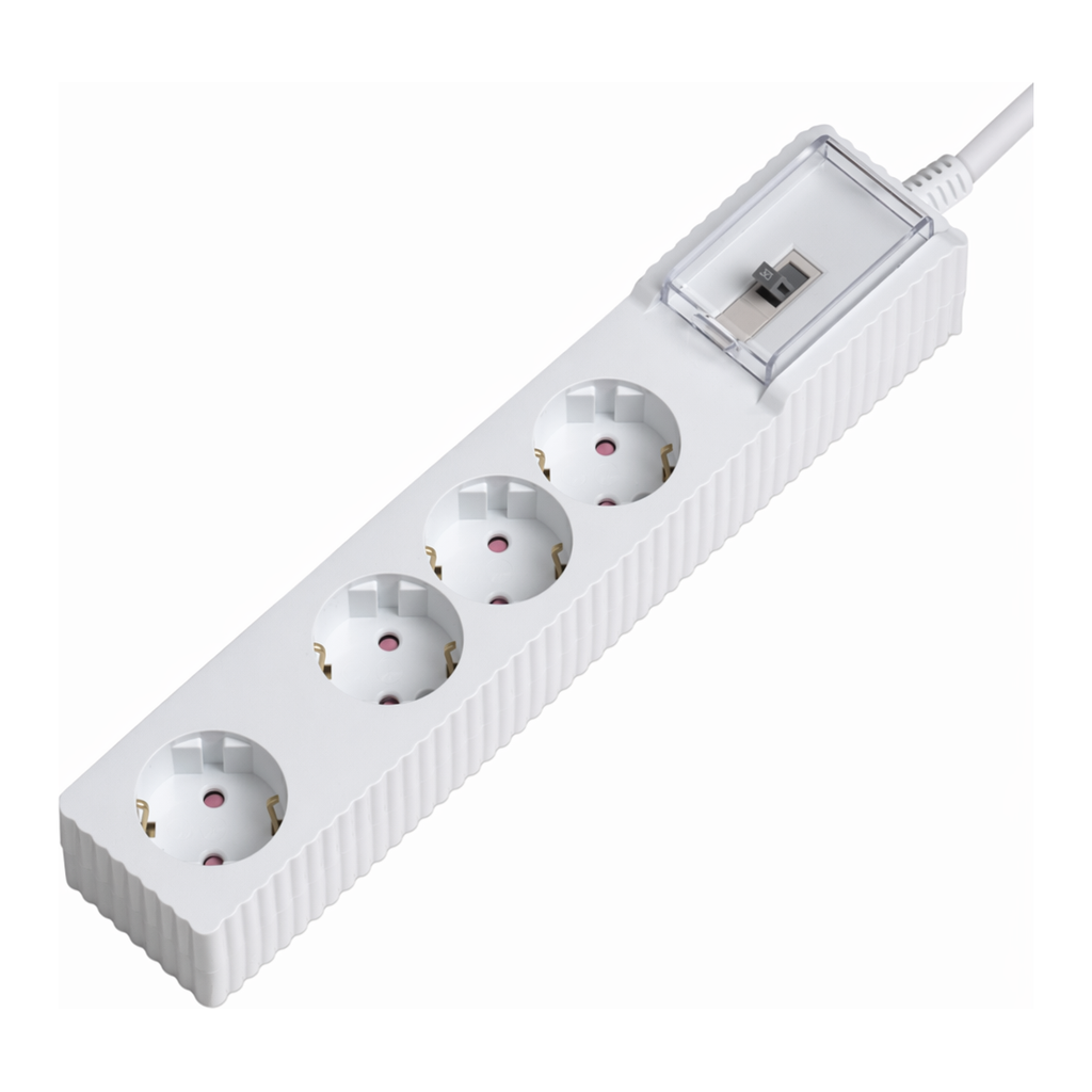 OFFICENEX [P]W9CB430WT 웨띄탭119 배선 (4구3m화이트/천하지엘씨)
