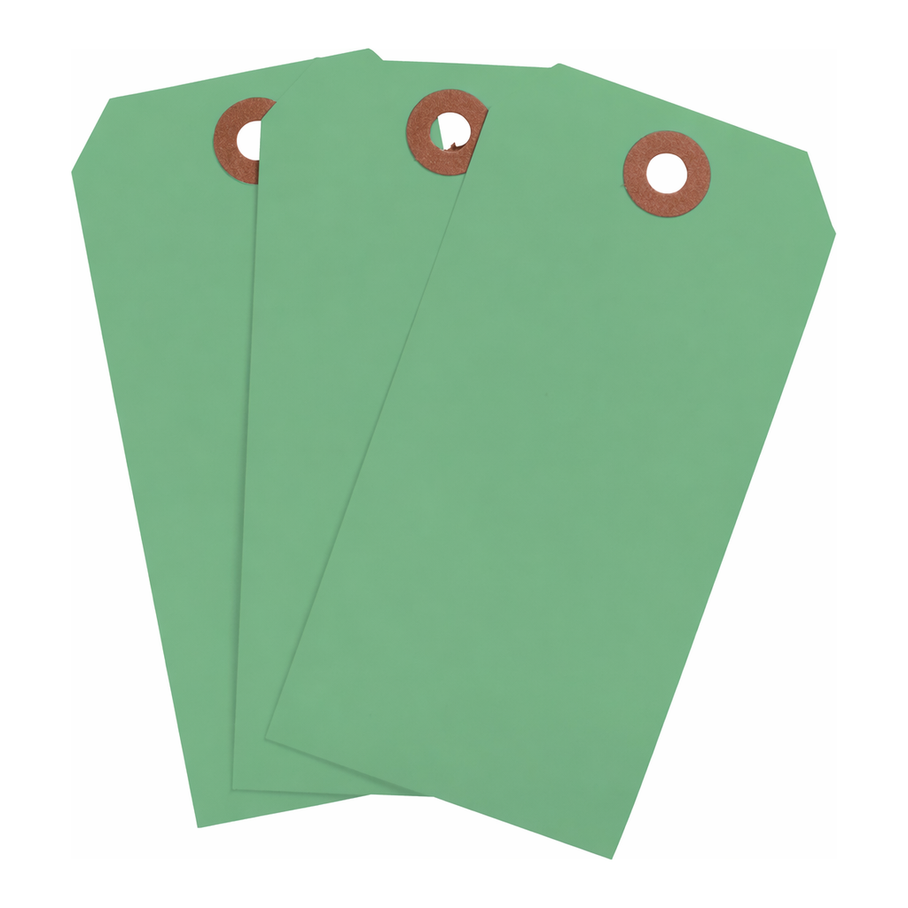 Brady Blank Heavy Duty Light Green Tags