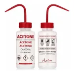 Merck Azlon Multi-Lingual Safety Wash Bottles With Driplok Vapor Venting