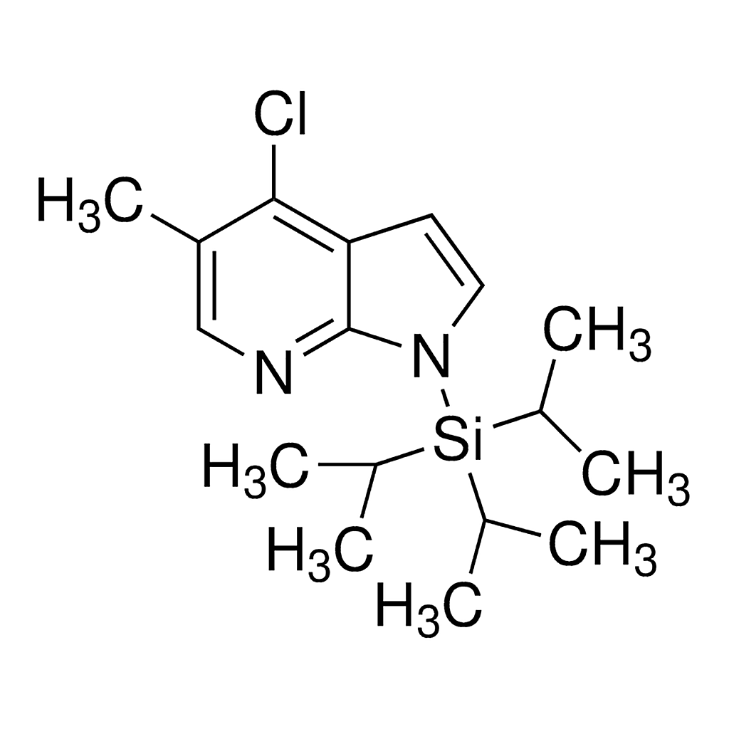 Merck 4-Chloro-5-methyl-1-(triisopropylsilyl)-1H-pyrrolo[2,3-b]pyridine