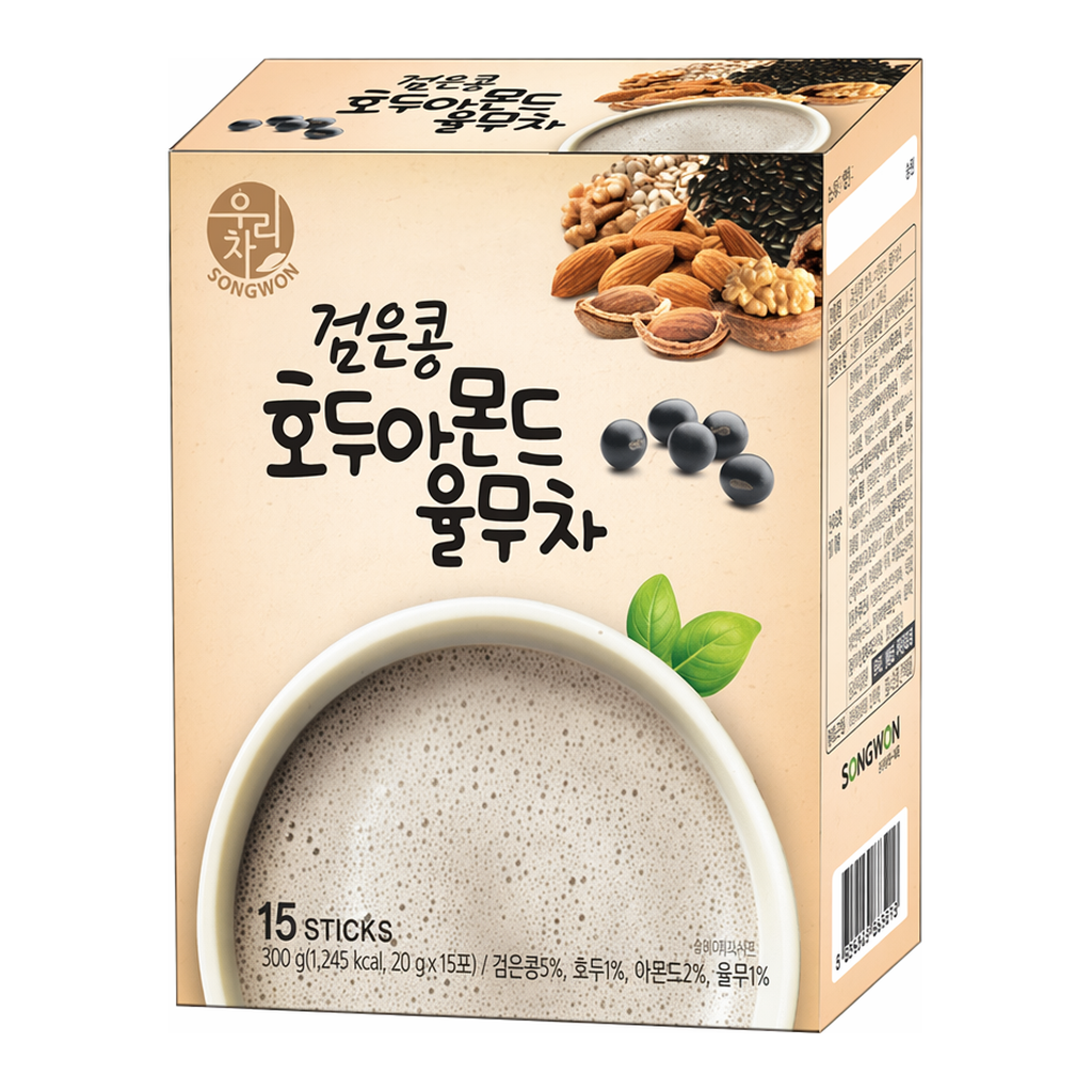 OFFICENEX 송원 검은콩 호두아몬드율무차(20g*15T)