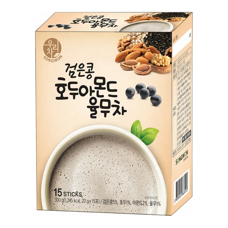 OFFICENEX 송원 검은콩 호두아몬드율무차(20g*15T)