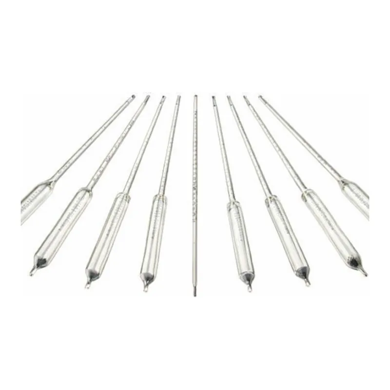 Thermo Fisher Scientific Set of Eight Precision Specific Gravity Hydrometers