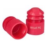 Daihan Science PE Cap/Stopper for O.D 11~24mm Tubes, Flange·Hollow Top Plug·Thumb·Universal-Cap