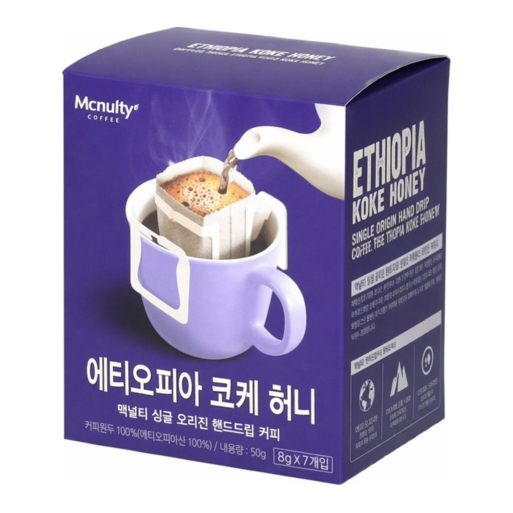 OFFICENEX 맥널티 핸드 드립커피(에티오피아 코케 허니/8g×7T)