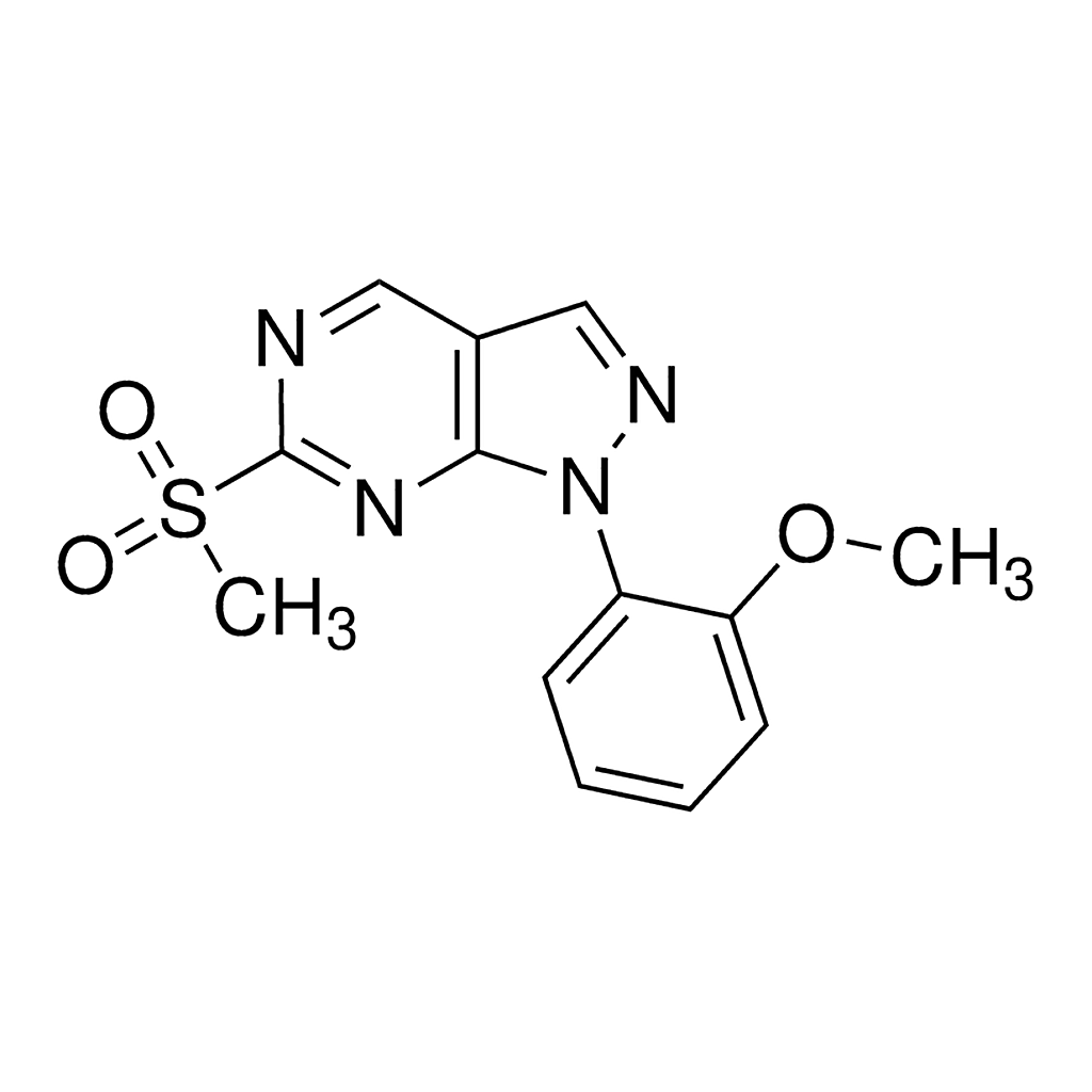 Merck 1-(2-Methoxyphenyl)-6-(methylsulfonyl)-1H-pyrazolo[3,4-d]pyrimidine
