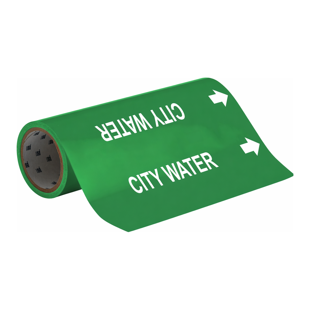 Brady CITY WATER Roll Form Pipe Marker