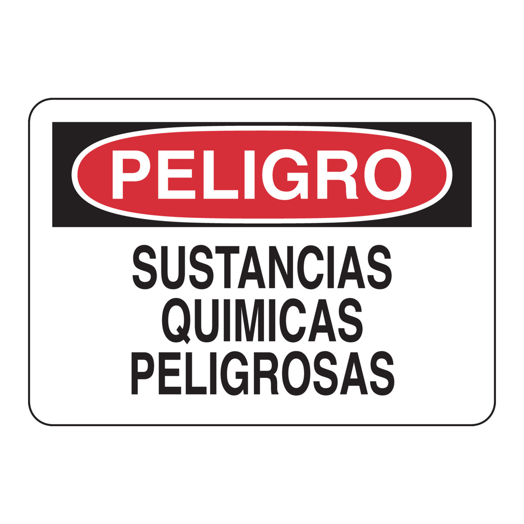 Brady PELIGRO Sustancias Quimicas PELIGROsas Sign