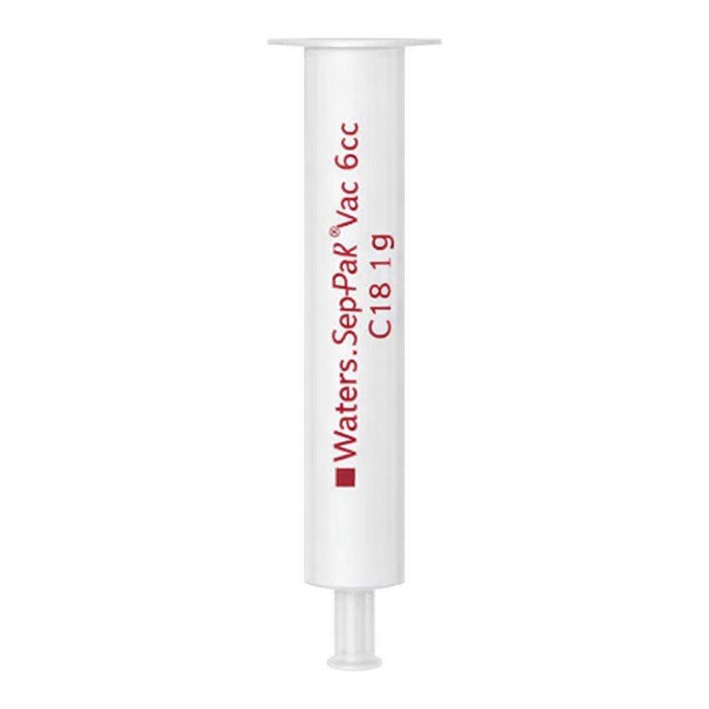 Waters Certified Sep-Pak tC18 6 cc Vac Cartridge, 1 g Sorbent per Cartridge, 37-55 µm, 30/pk