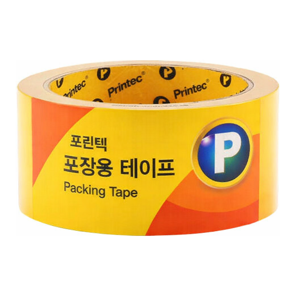 OFFICENEX 프린텍 포장용테이프 갈색 OPP P4845BR