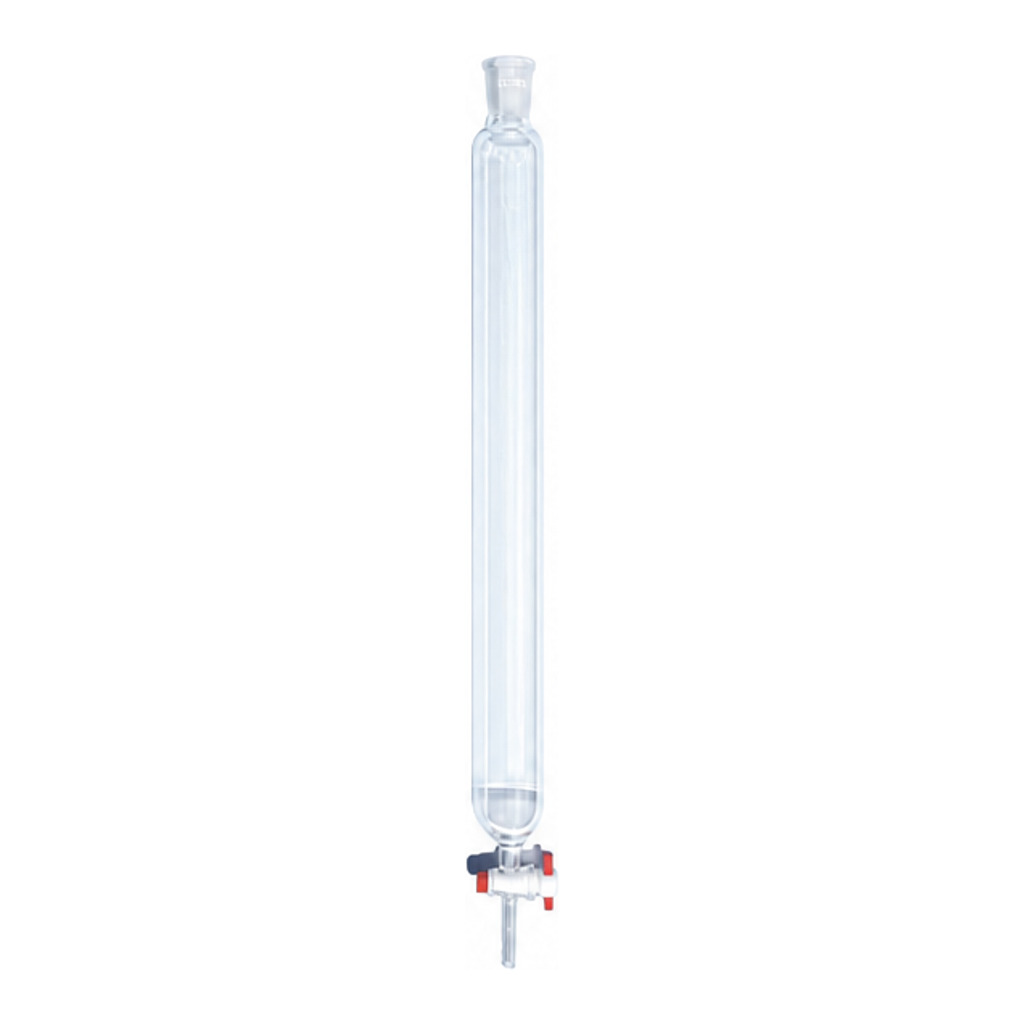 크로마토그라피 칼럼 휠타부 죠인트 부착 (Column, Chromatography, With joint & filter) CUOC0104