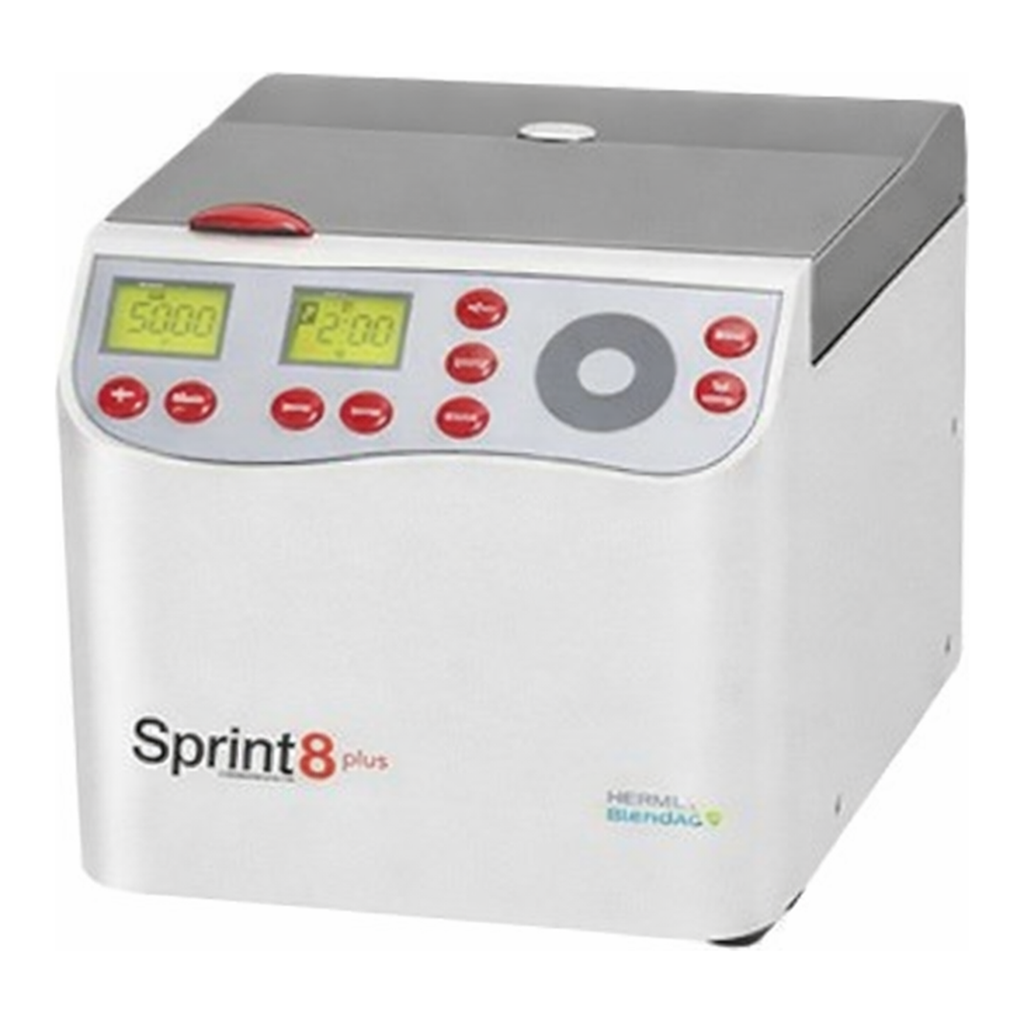 Merck Benchmark Sprint 8 Plus Clinical Centrifuge with fixed angle rotor