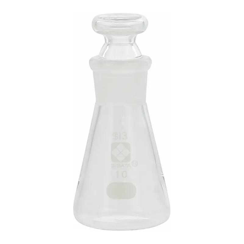 AS ONE Erlenmeyer Flask with Common Stopper, 공전 삼각 플라스크