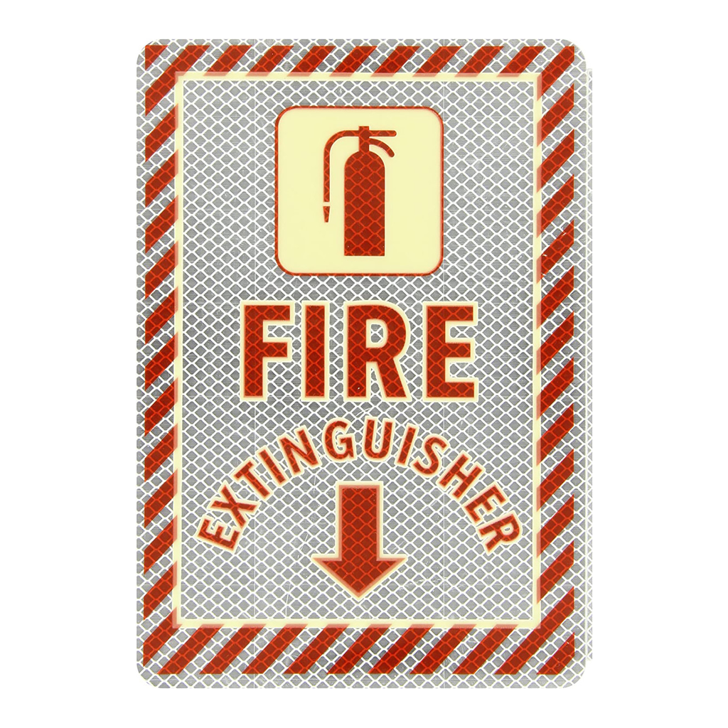 Brady Fire extinguisher sign