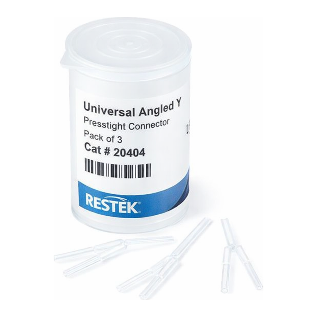 Restek Connector, Presstight, Universal, Angled Y Pack of 3