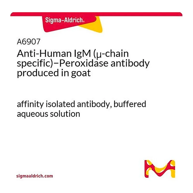 Merck Anti-Human IgM (mu-chain specific)-Peroxidase antibody produced in goat