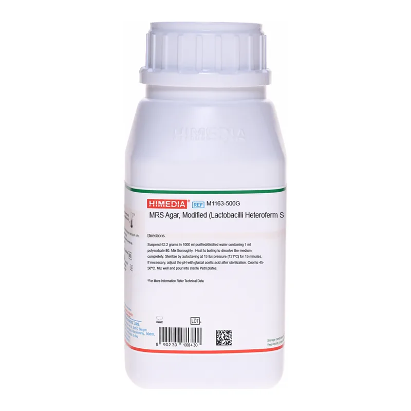 Himedia MRS Agar, Modified (Lactobacilli Heteroferm Screen Agar)