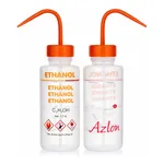 Merck Azlon Multi-Lingual Safety Wash Bottles With Driplok Vapor Venting