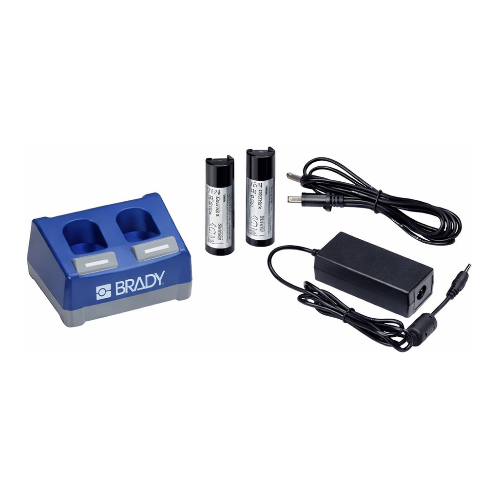 Brady Accessory Kit for V4500 Barcode Scanner - Charger, Batteries, AC Adapter, Power Cord