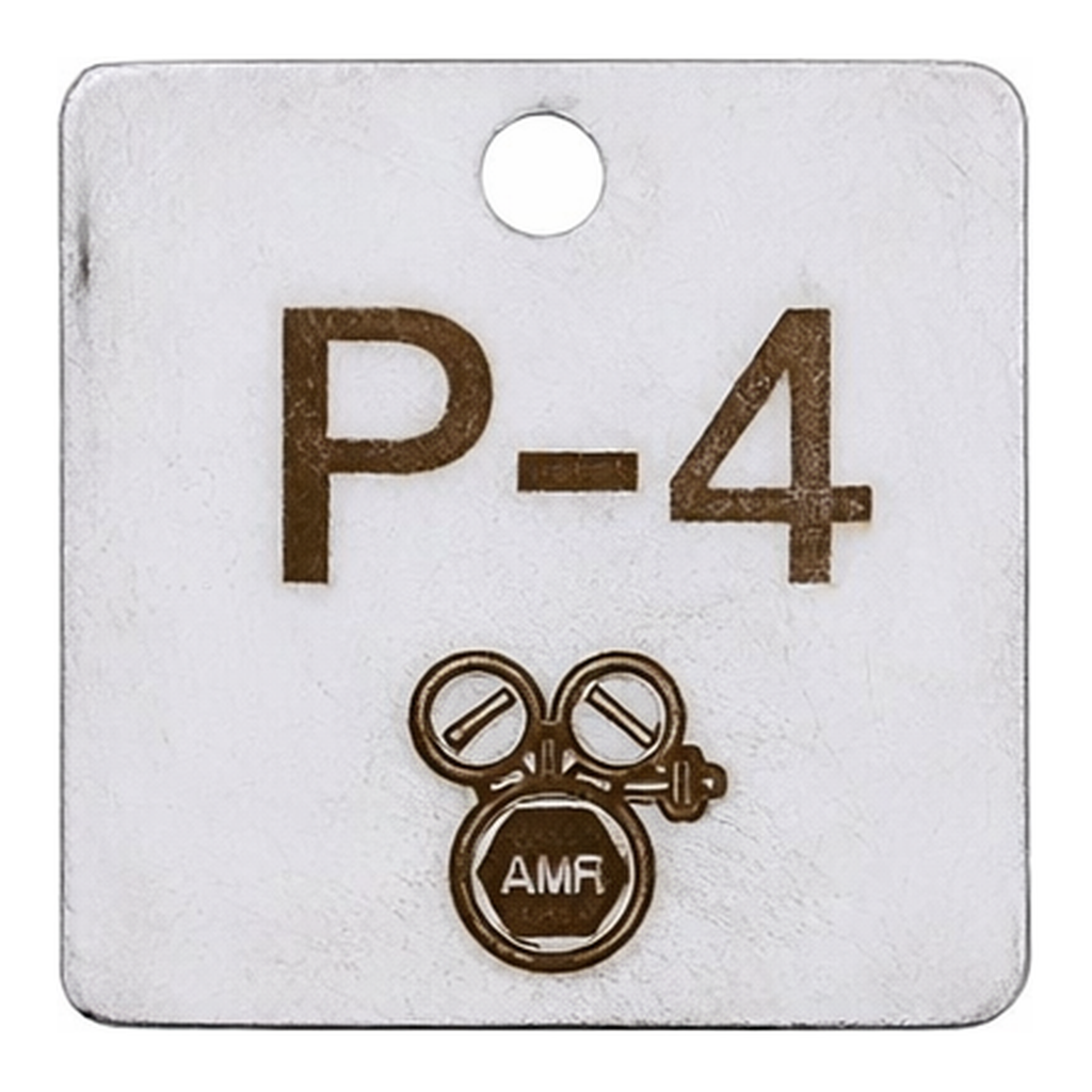 Brady Engraved Stainless Steel Energy Source Tags for Pneumatic and Air